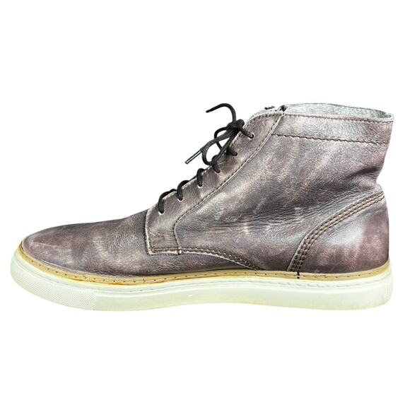 Diesel Men’s D Blaast Brown Leather Mid Sneaker Boot Size 45 US 12 main image 6